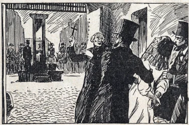 Hinrichtung von Thomas Husband auf dem Place d