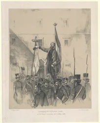 Dankesausdruck der ungarischen Juraten an der Wiener Universität am 16. März 1848