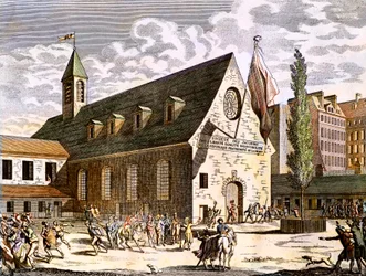 Französische Revolution: Schließung des Saals der Jakobiner in der Nacht vom 27. auf den 28. Juli 1794
