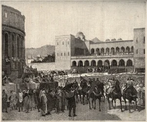 Geschichte Siziliens: Roger I. von Sizilien, genannt Roger Bosso und Der Große Graf, betritt Palermo im Jahr 1071