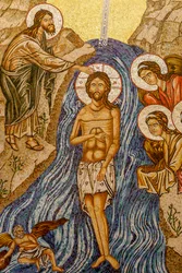 Taufe Jesu. Kathedrale, Harissa, 2022