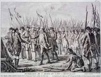 Lord Cornwallis Kapitulation der britischen Armee in Yorktown