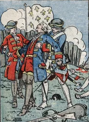 Louis Joseph Marquis de Montcalm starb (1712-1759) als Kommandant der französischen Truppen in Kanada, vor Quebec