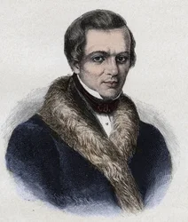 Porträt von Alexei Koltsov, russischer Dichter