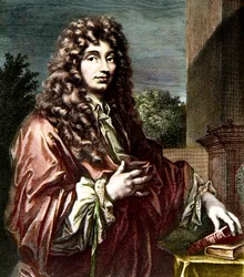 Porträt von Christiaan Huygens (1629-1695) - Niederländischer Mathematiker, Physiker und Astronom