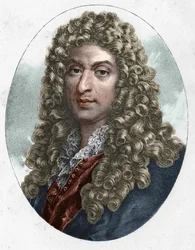 Porträt von Jean Baptiste Lully, französischer Komponist italienischer Herkunft