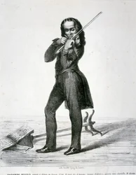 Porträt von Niccolo Paganini