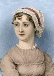 Porträt der englischen Schriftstellerin Jane Austen