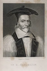 Robert Sanderson (1587-1663). Englischer Theologe und Kasuist. (Stich)