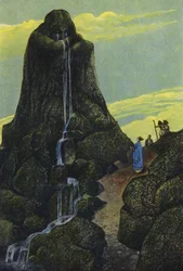 Niobe verwandelt sich in den weinenden Felsen