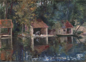 Waschplatz in Grez-sur-Loing