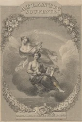 Titelblatt des Atlantic Souvenir, 1829