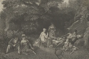 Zigeunerparty, ca. 1830