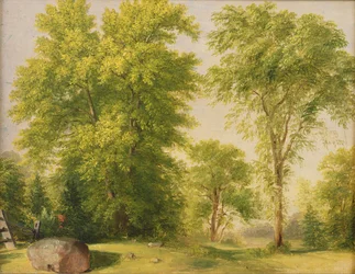 Studie aus der Natur, Hoboken, New Jersey, ca. 1834