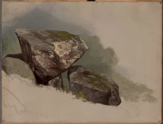 Studie eines Felsens