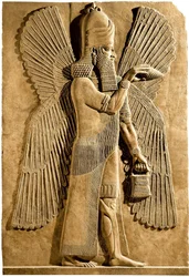 Geflügelter Genie (Detail)