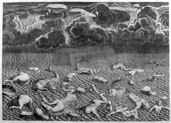 Die große Flut aus der Arche Noah