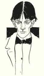Ein Porträt von Aubrey Beardsley von ihm selbst