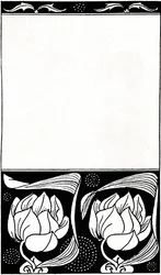 Entwurf für das Cover von Die Frau, die es tat, 1914