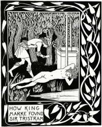 Wie König Marke Sir Tristram fand, Illustration aus 