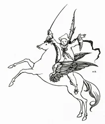 Puck auf Pegasus, 1894