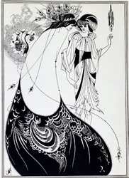 Der Pfau-Rock. Illustration von Salome von Oscar Wilde
