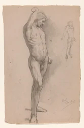 Männlicher Akt, von vorne