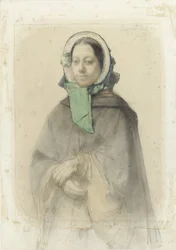 Porträt von Theresia A. A. Allebé