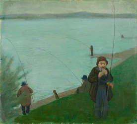 Angler am Rhein