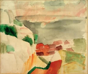 Landschaft vom Murtensee