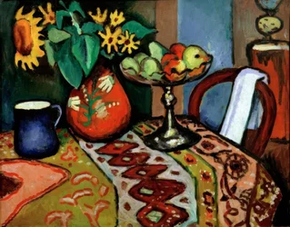 Stilleben mit Sonnenblumen I