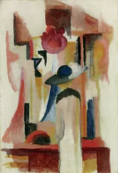 Studie eines hellen Schaufensters, 1913