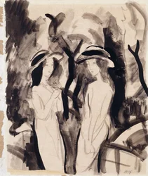 Zwei Mädchen, 1914