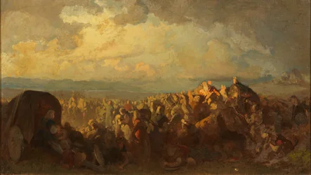 Die Schlacht von Bråvalla. Studie