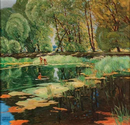 Badeszene