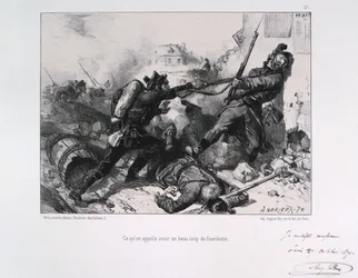 Nahkampf, Belagerung von Paris, Deutsch-Französischer Krieg, 1870 1871