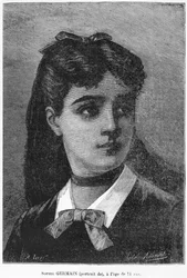 Sophie Germain (1776-1831) im Alter von 14 Jahren, Illustration aus 