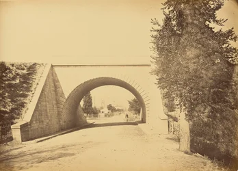 Viadukt auf der Route von Lyon nach Montbrison in Montbrison