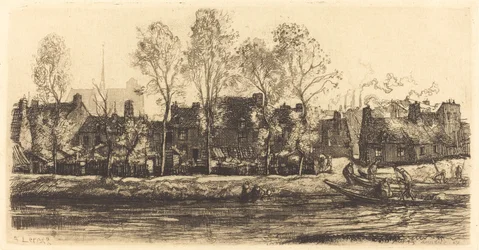 Ufer der Somme bei Amiens Bords de la Somme à Amiens, 1907