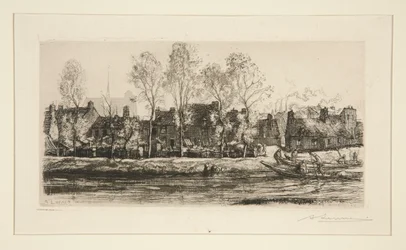 Ufer der Somme bei Amiens