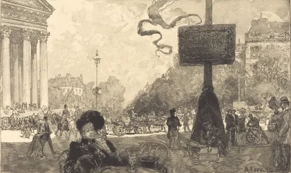 Ecke der Rue Royale, 1890