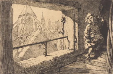 Die Dächer von Saint-Severin, 1889