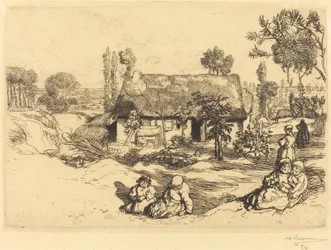 Unterkunft für die Armen, Vendée (Le nid de pauvres, Vendée)