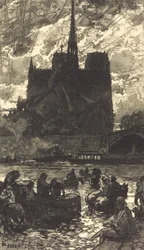 Tränke hinter Notre-Dame, 1897
