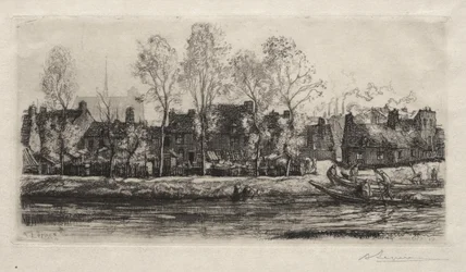 Amiens, die Ufer der Somme