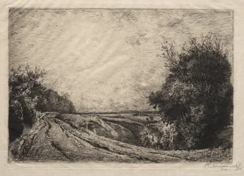 Die Straße von La Houssoye