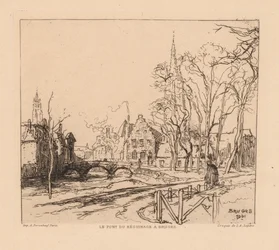 Die Béguinage-Brücke in Brügge