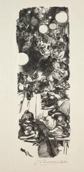 14. Juli, Rue de Belleville, Mitternacht