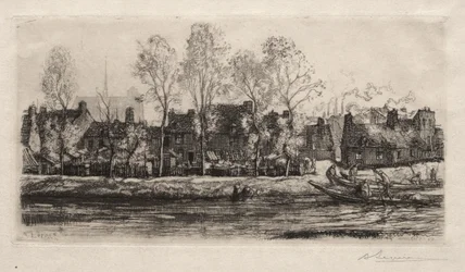 Amiens, die Ufer der Somme