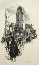 Ecke der Rue de la Lune, 1890